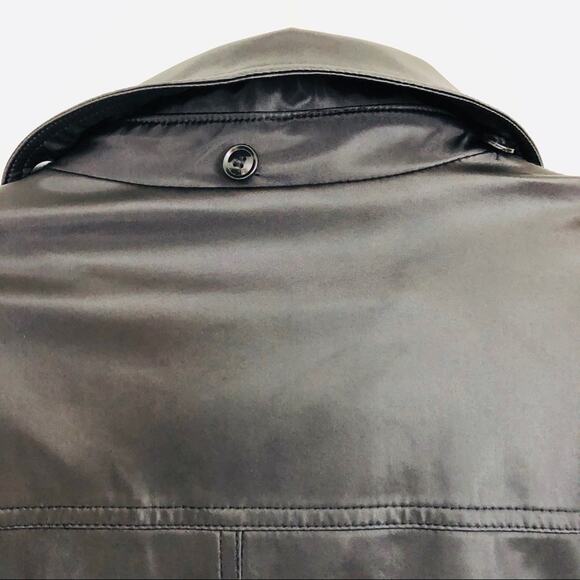 Giacca Gallery black hooded tie waist rain jacket XL - Picture 5 of 8